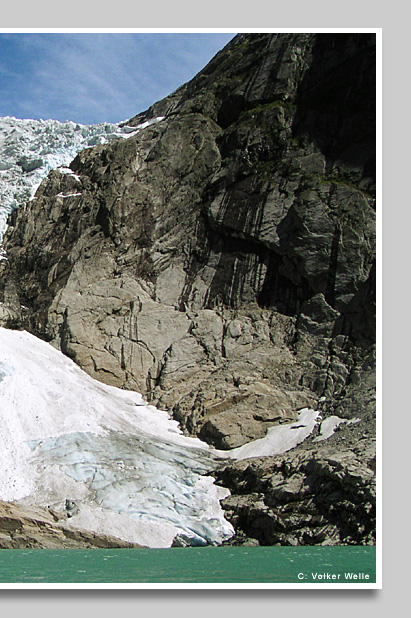 Am Briksdalgletscher-Norwegen
