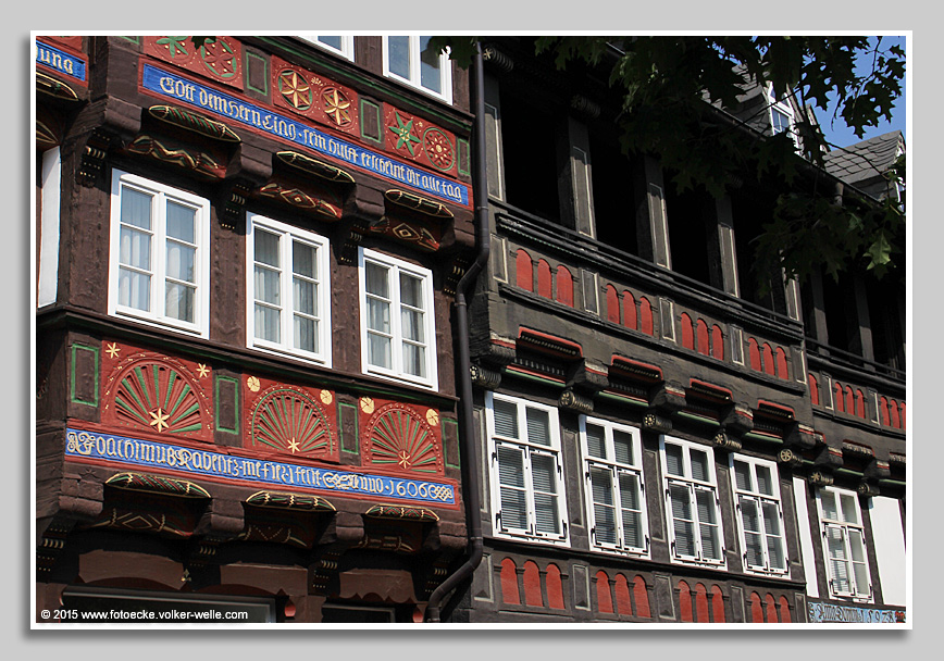 Häuserfassade in Goslar