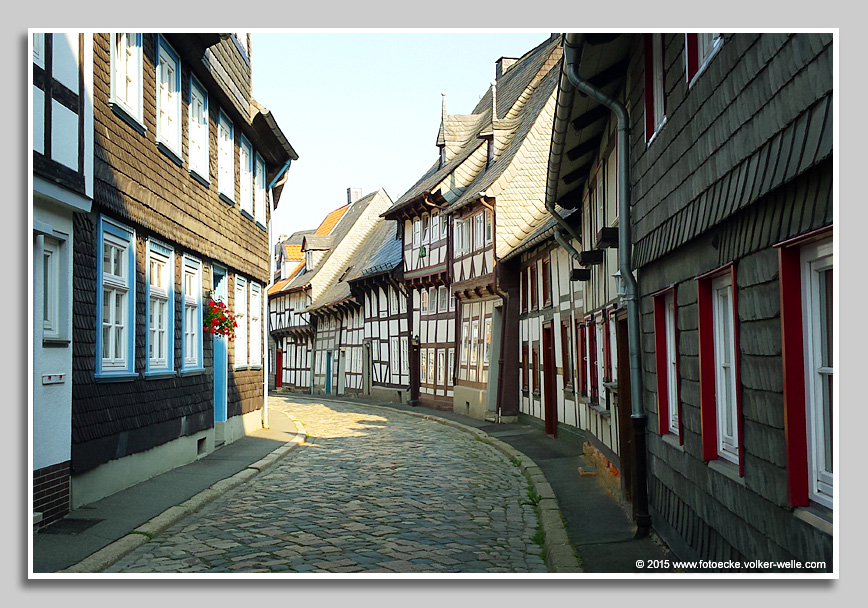 Idyllische Gässchen in Goslar