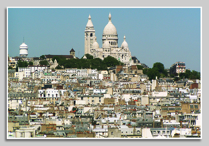 Häusermeer rund um Mont-Matre, Paris