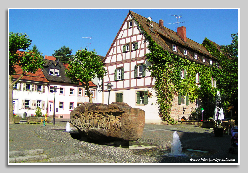 Kirchplatz in Otterberg/Pfalz