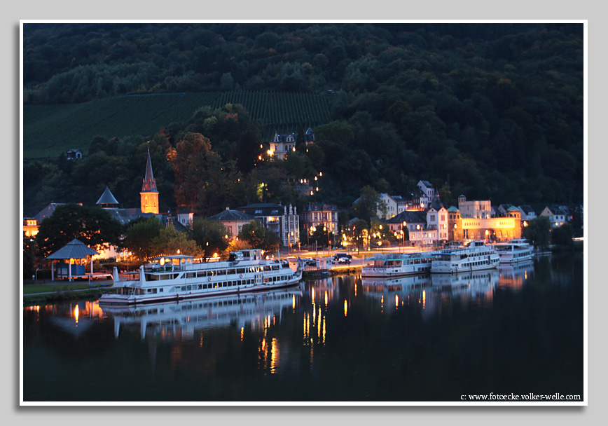 Nacht in Traben-Trarbach, Mosel