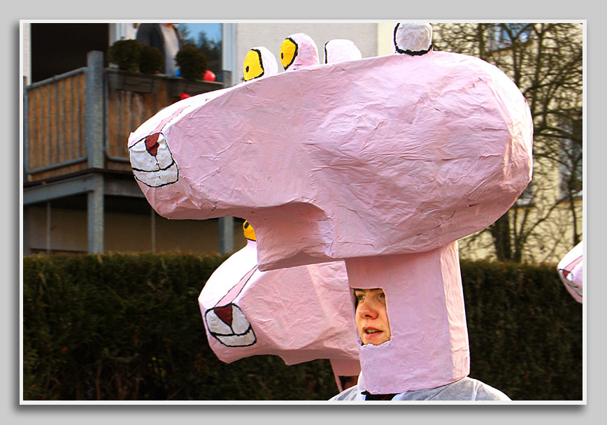 Paulchen Panther - Zewener Faschingsumzug 2012