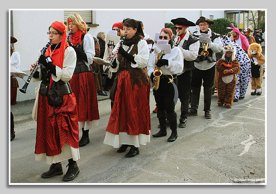 Beim Zewener Faschingsumzg 2013