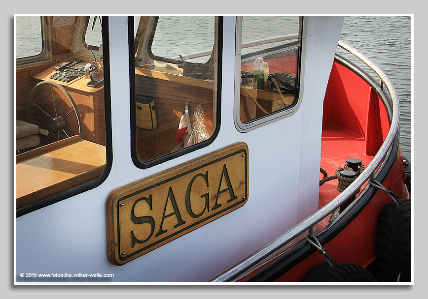 Fischerboot SAGA im Ostseehafen Kühlungsborn