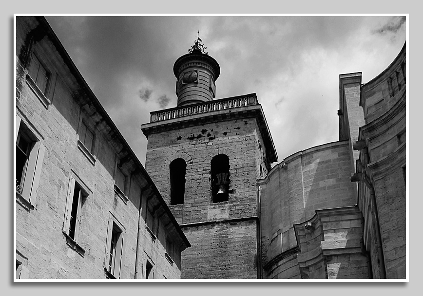 Turm in Uzés in der Provence