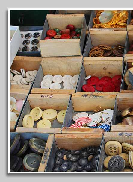 Knopfkiste - Knpfe vom Flohmarkt