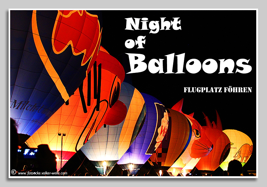 Ballonglühen am Flugplatz Föhren