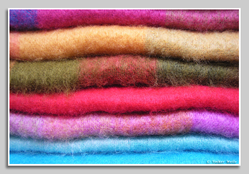Bunte Wolle