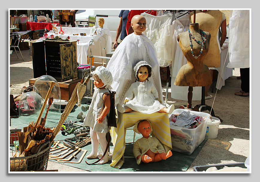 Flohmakrkt in Uzes,Provence